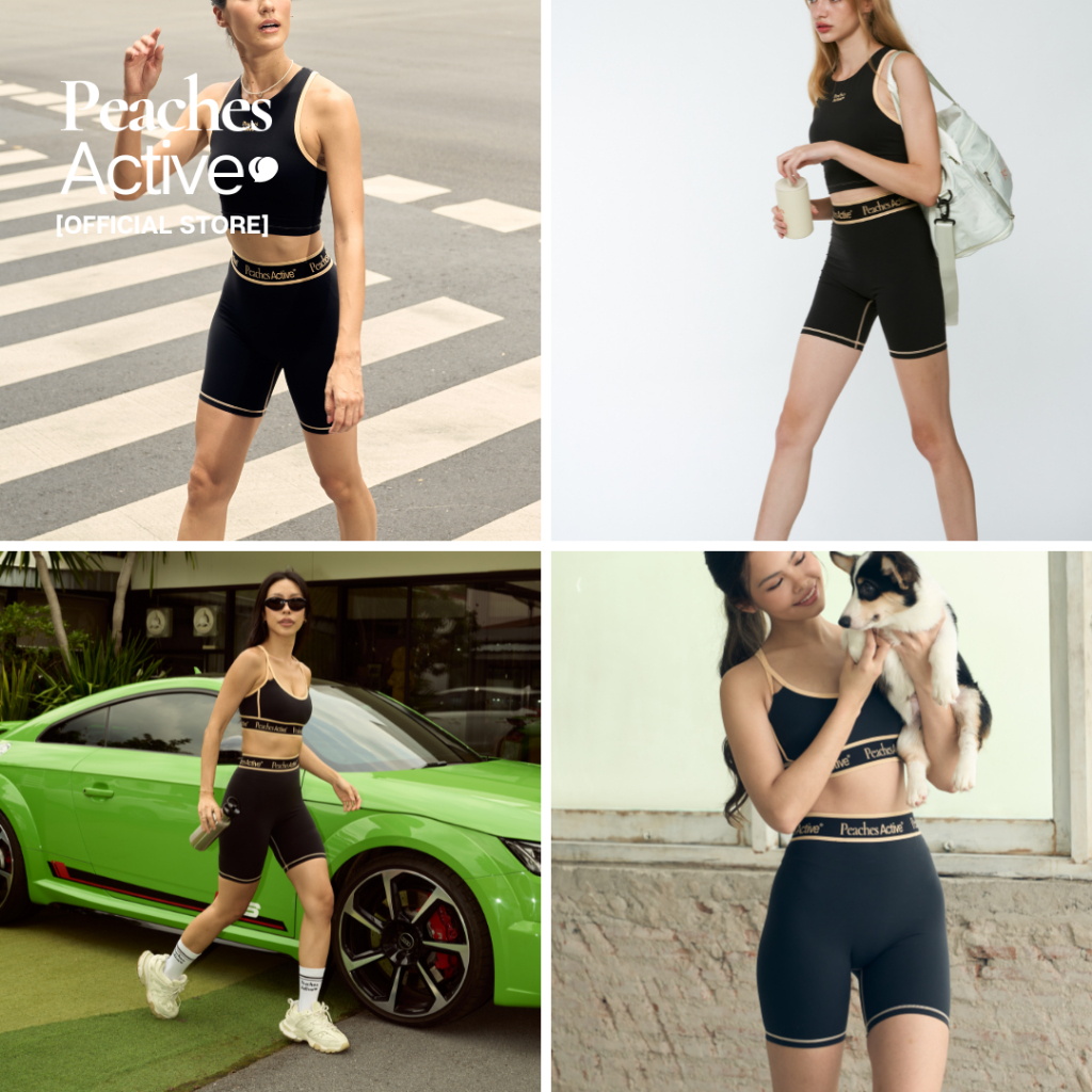 Peaches Active - Flex Fit Shorts เลกกิ้วขาสั้น ออกกำลังกาย