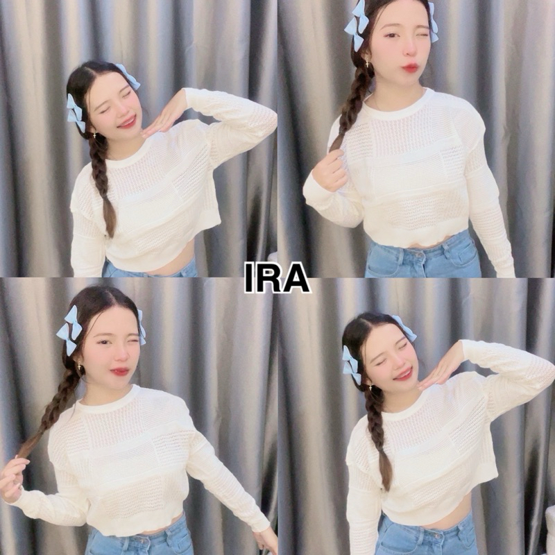 BY IRa เสื้อถักผู้หญิง แขนยาว เนื้อผ้าพรีเมี่ยมใส่สบายสุดๆ โคเรียม๊ากกก