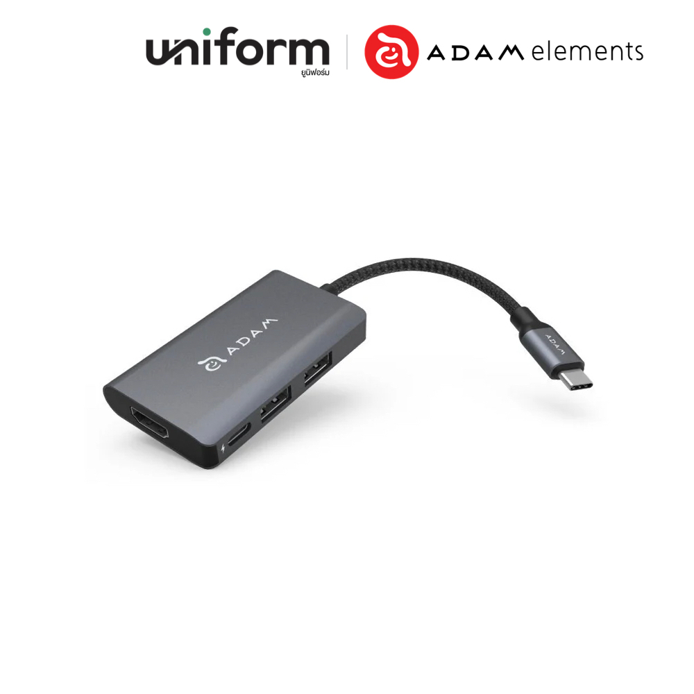 Adam elements CASA Hub A01m USB-C 4 port Hub - Grey ฮับมัลติฟังก์ชั่น
