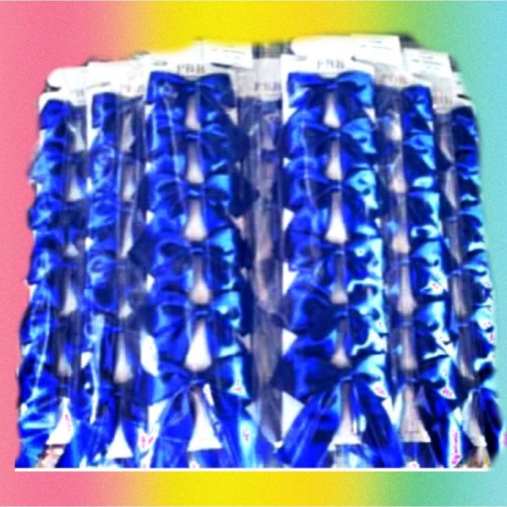 โบว์ติดผมนักเรียน🎀สีน้ำเงิน🎀สีกรม