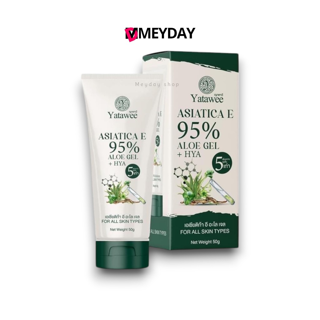 เจลใบบัวบก ญาตาวี YATAWEE ASIATICA E ALOE GEL ขนาด 50ml