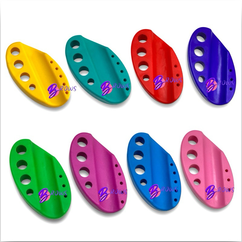 สิลิโคนวางหลุมสี ที่วางหลุมสีสักคิ้ว ที่วางเครื่องสัก