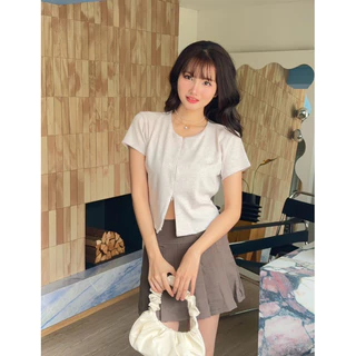 EMMA CROP : เสื้อครอปซิป longsaidoo_
