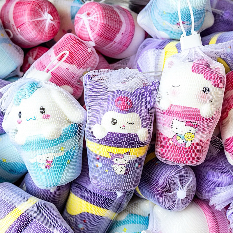 พร้อมส่งจากไทย สกุชชี่แก้วน้ำ มายเมโลดี้ คุโรมิ โปเชโกะ ปอมปุริน คิตตี้ กลาง