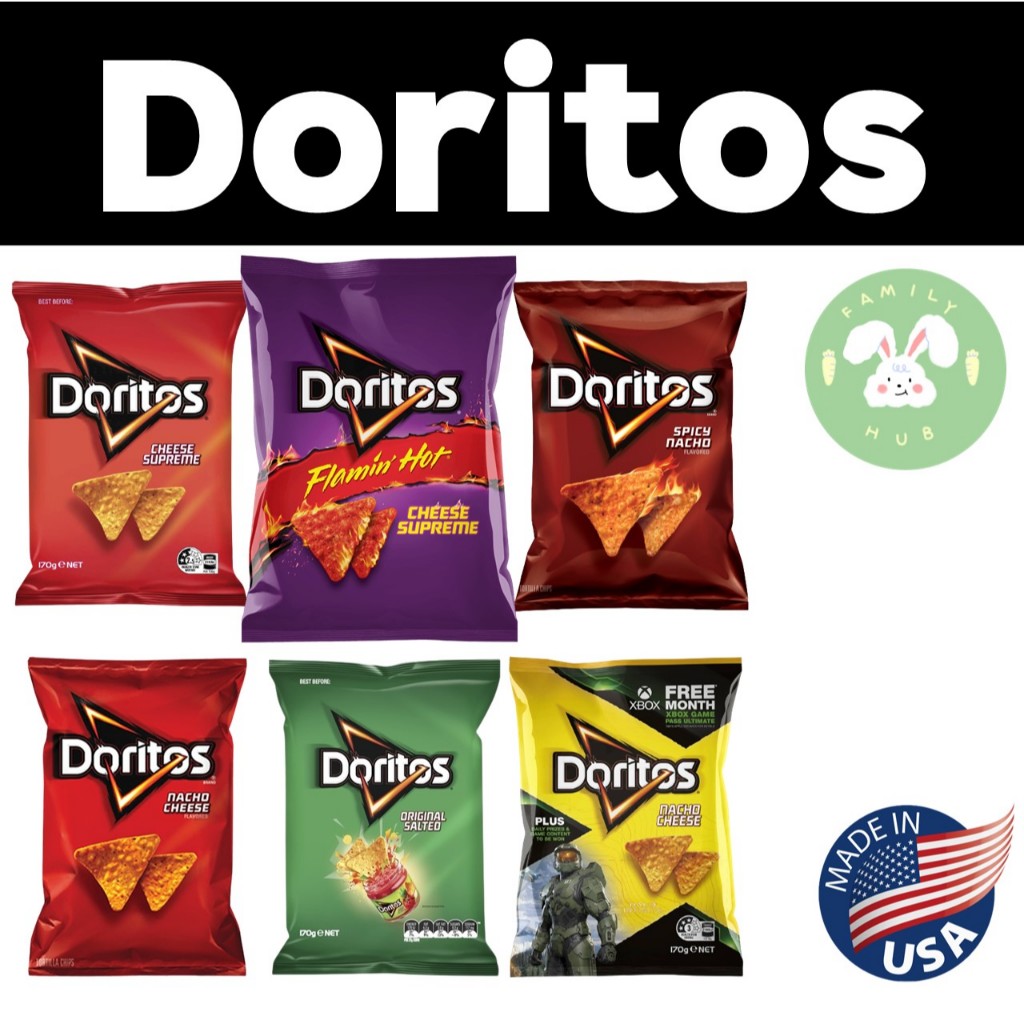 พร้อมส่ง Doritos Nacho Cheese , Chilli Heat wave Tortilla Chips, โดริโทส นาโชชีส ทอร์ทิลล่า ชิพส์ รสเนยแข็ง