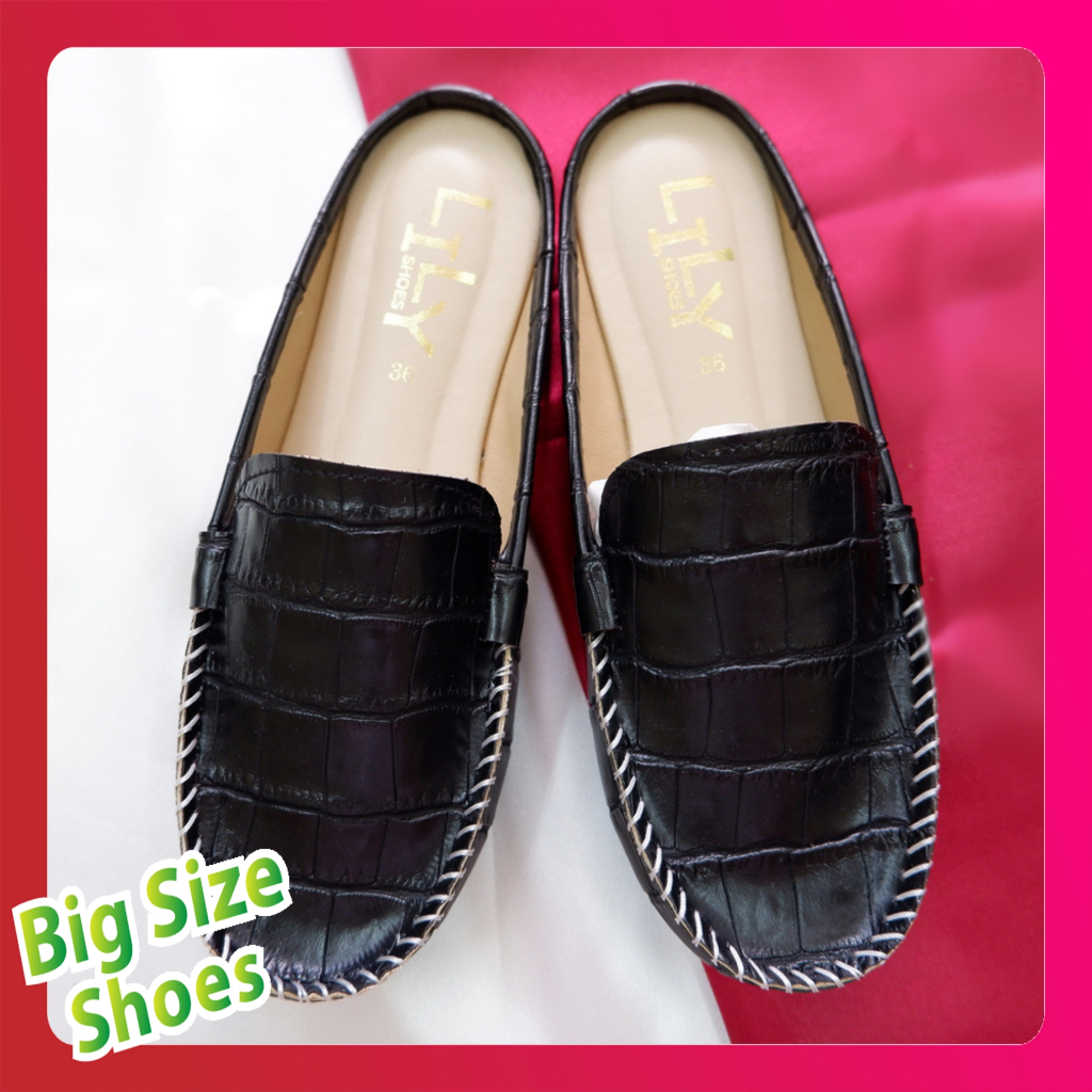 ไซส์ 36 – 45 รองเท้าคัทชู เปิดส้น สวยๆแบบ Sunny Flat เปิดส้น Big Size Shoes ราคา ถูกที่สุด ดีลบีเคเค แกลเลอรีภาพที่ 2