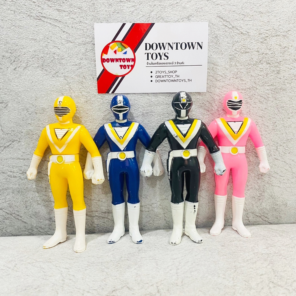 Fiveman Fiverobo ขบวนการแห่งโลก ไฟว์แมน ขบวนการ5สี Bandai Japan 1990