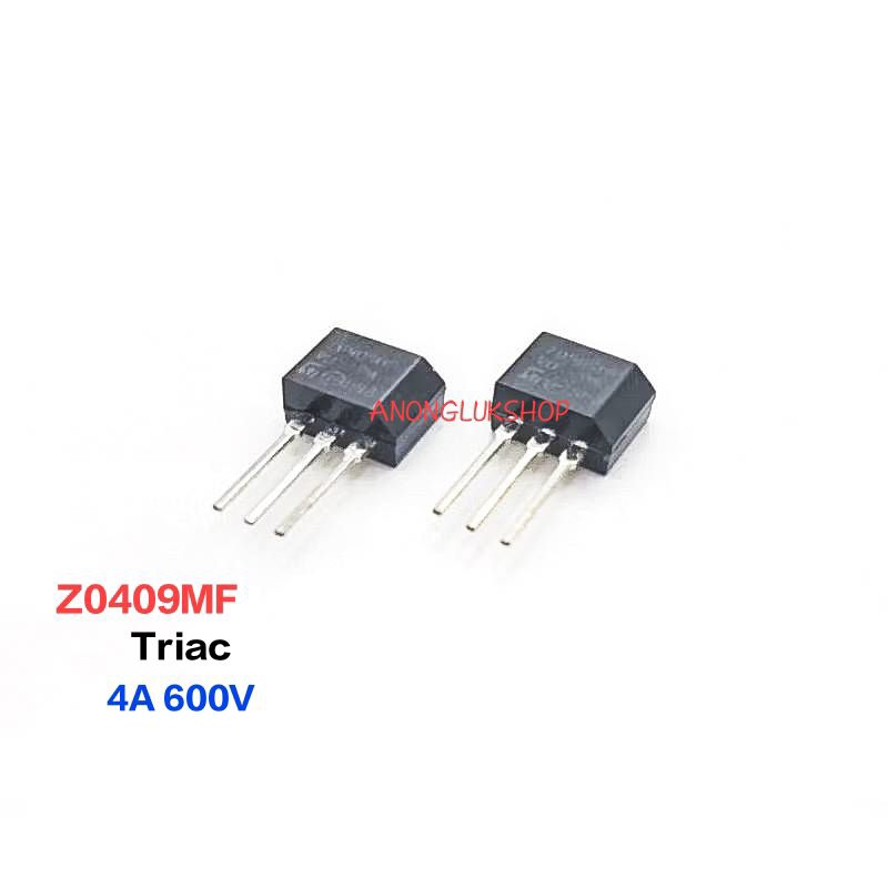 ราคาต่อ 1ตัว 👉👉 Z0409MF Z0409 Triacs 4A 600V TO-202 ไตรแอค 3ขา 600โวลต์ 4แอมป์