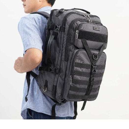 BAGSBIRD รุ่น DXL4จุ 60L 5-7 DAY เป้เดินทางที่เปิดเข้าช่องหลักเเบบ 180 องศาถือขึ้นเครื่องได้เลย