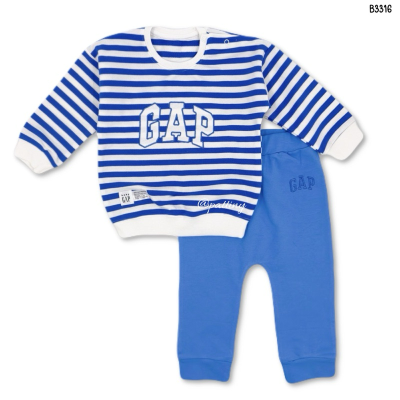GAP set 2 ชิ้น(เสื้อ+กางเกง)12m-36m