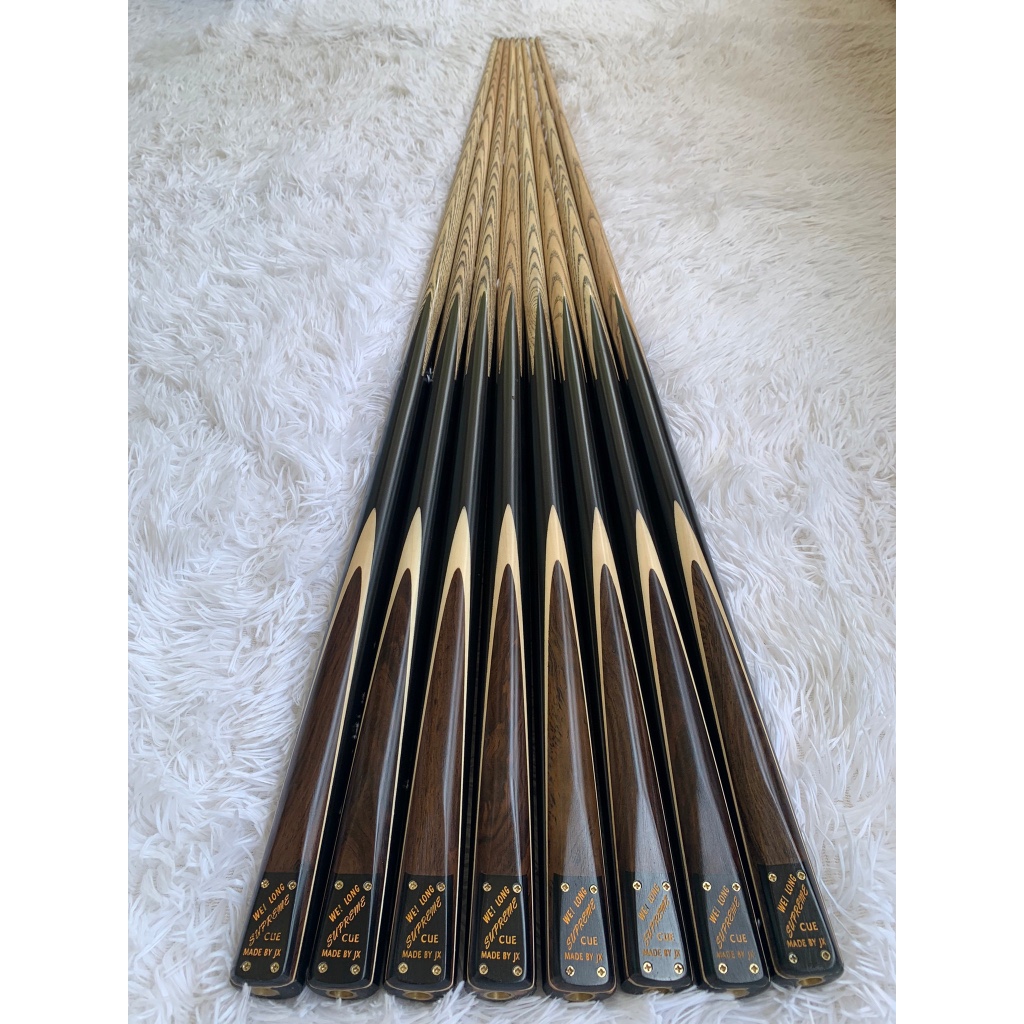 JX ไม้สนุ้กเกอร์ท่อนเดียว 5 จำปา Snooker