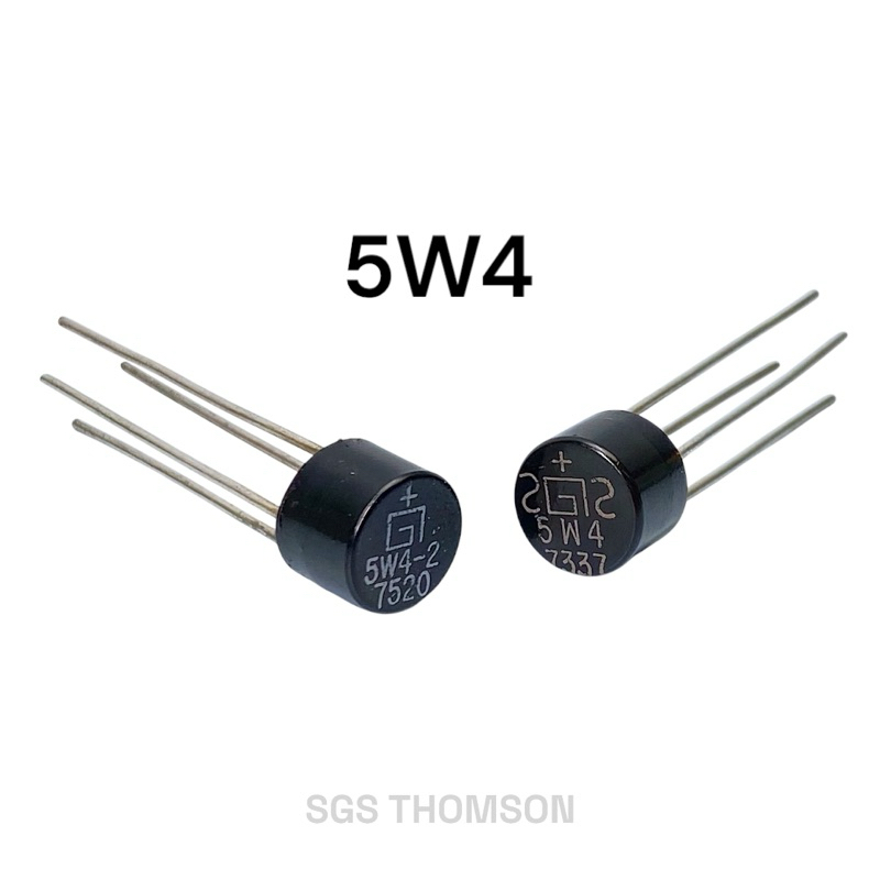 5W4 5W4-2 (4ชิ้น) ไดโอด Rectifier Bridge Diode DIP4 SGS THOMSON