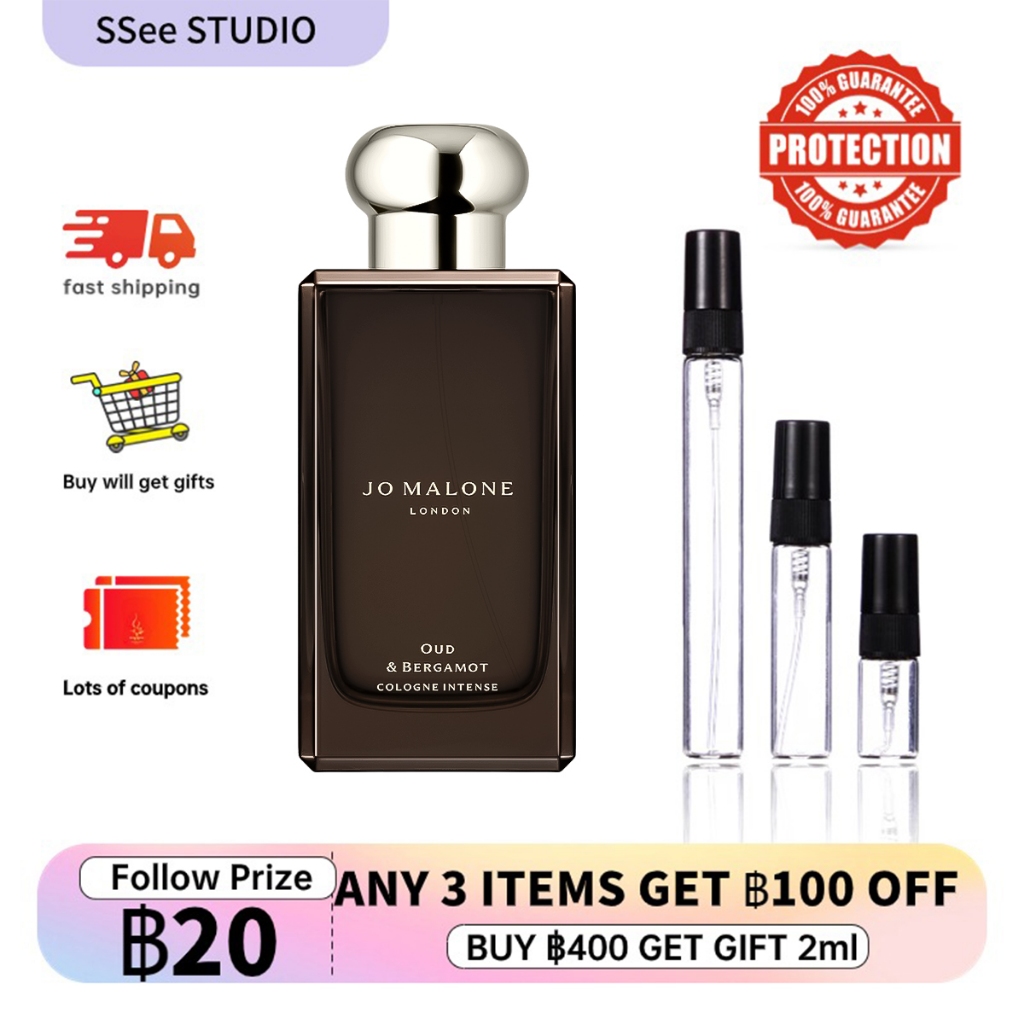 [100%ของแท้ ] Jo Malone Oud & Bergamot EDC 2ml 5ml 10ml น้ําหอมผู้หญิง น้ำหอมขายดี