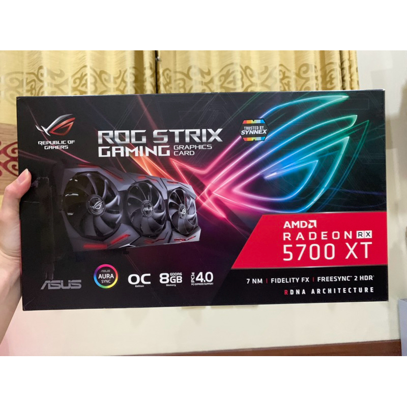 กล่องการ์ดจอ Asus Amd Radeon RX 5700 XT