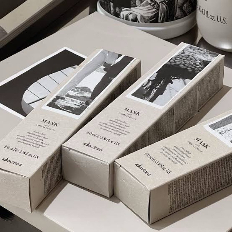 ลดแรง🔥 Davines Mask With Vibrachrom 100 ml สีถาวร สีย้อมผมชนิดออแกนิค มีโปรตีนสกัดจากคีนัว