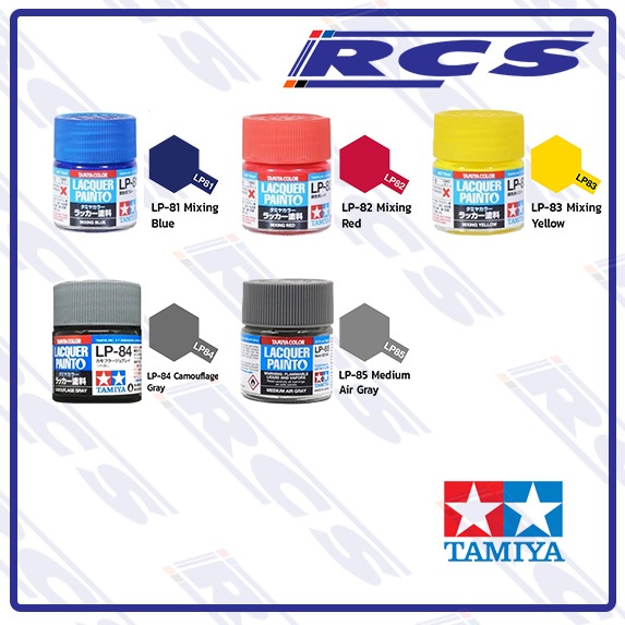 TAMIYA LACQUER PAINT 82181 LP-81 82182 LP-82 82183 LP-83 82184 LP-84 82185 LP-85