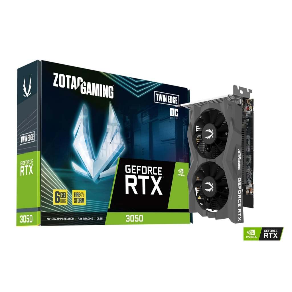ZOTAC GAMING GeForce RTX 3050 6GB GDDR6 Twin Edge OC (การ์ดจอ)