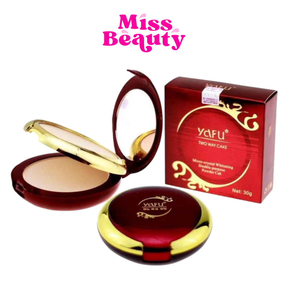 (ตลับ) YAFU  POWDER  แป้งพัฟยาฟู พาสเดอร์ เค้ก  2 ชั้น  30 กรัม