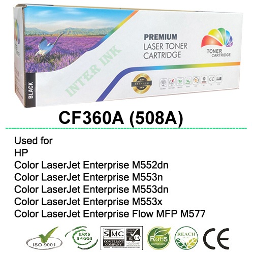 ตลับหมึก CF360A (508A) สีดำ Compatible