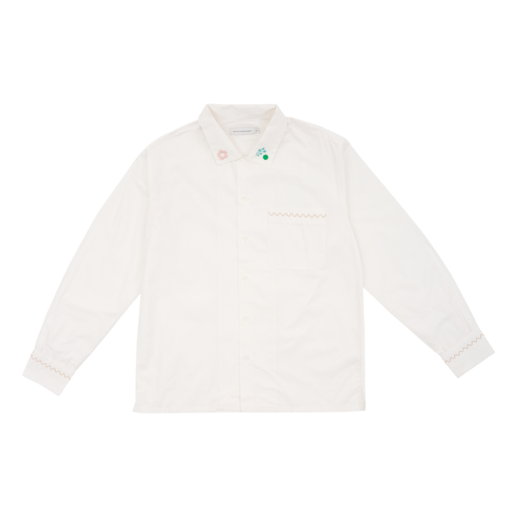 PASTEL CREATIVE WEAR |  BUG SCOUT PATROL SHIRT WHITE | เสื้อเชิ้ต