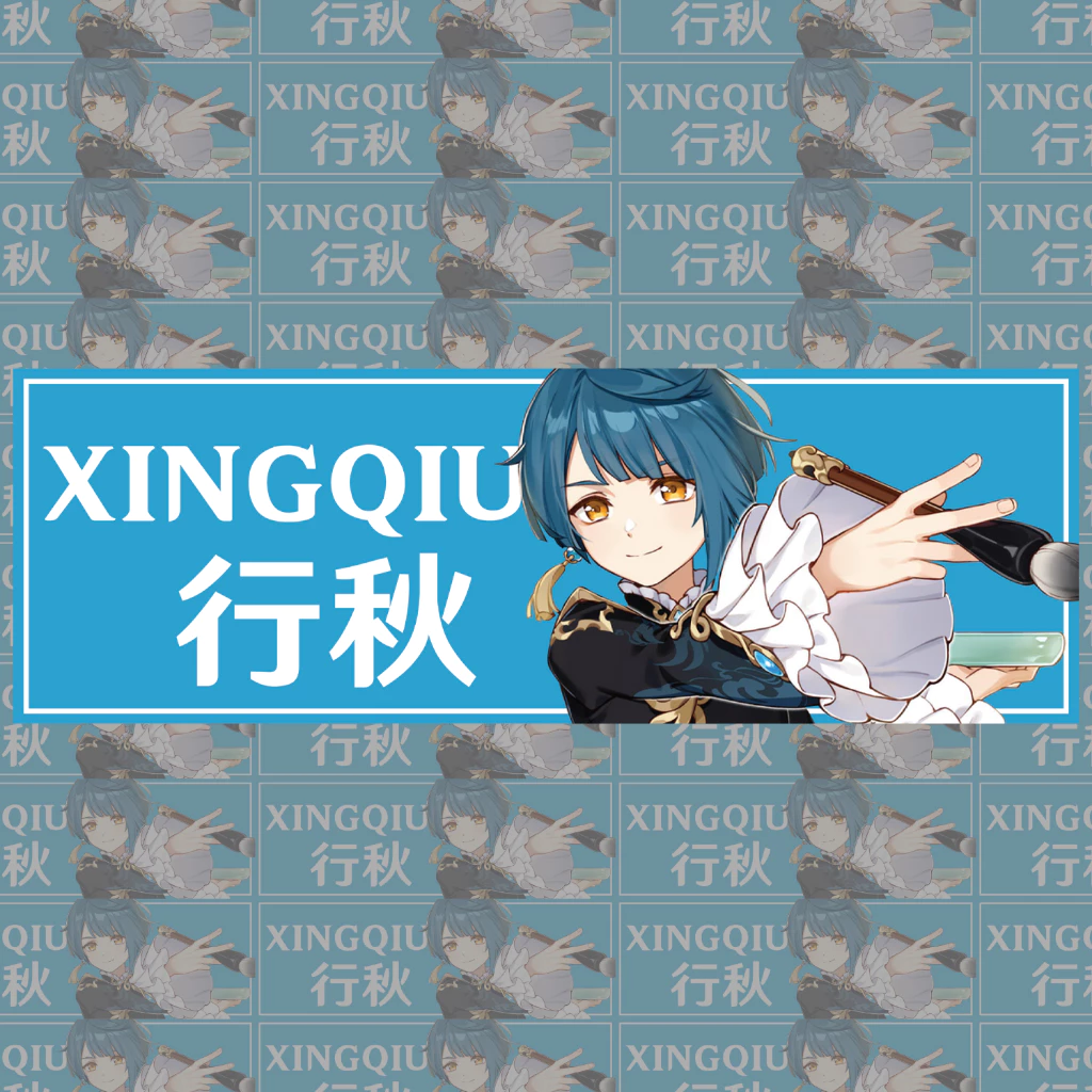 GENSHIN XINGQIU สติกเกอร์ติดรถ สติกเกอร์ติดตกแต่ง กันน้ำ