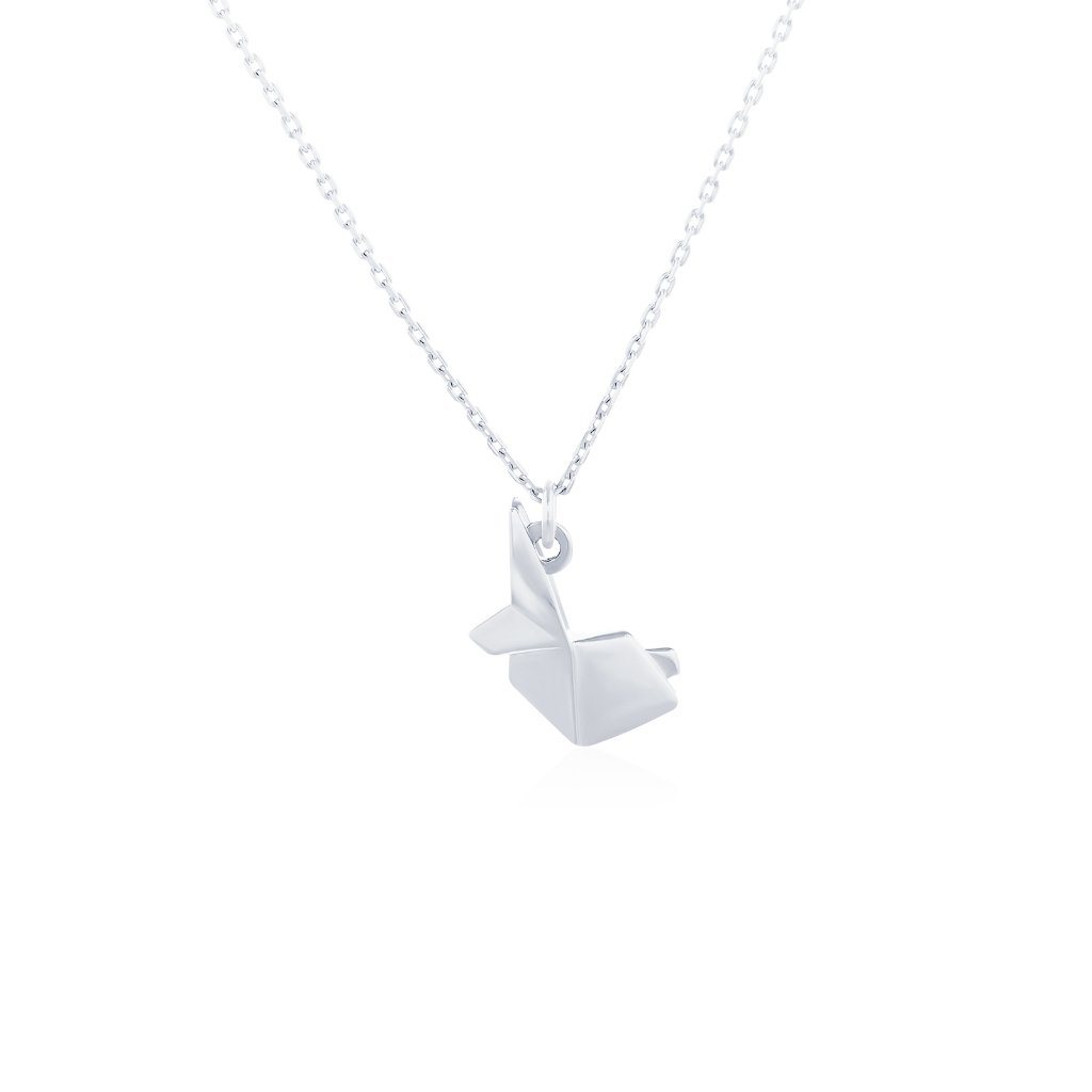 ORIGAMI LUCKY NECKLACE สร้อยคอพร้อมจี้ลายกระดาษพับ สัญลักษณ์แห่งความโชคดี และ ความสุข 13 ลาย