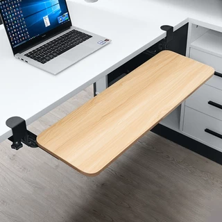F2C ที่วางคีย์บอร์ด ไม่ต้องเจาะโต๊ะ 65/75cm แข็งแรง สวยงาม ถาดวางคีย์บอร์ด Keyboard tray