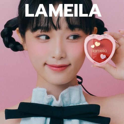 บลัชออน Lameila no.5107 บลัชออนโทนส้ม บรัชออนทาแก้ม ชมพูพีช ส้มพีช เนื้อดี สีสวย ติดทน เนื้อดี