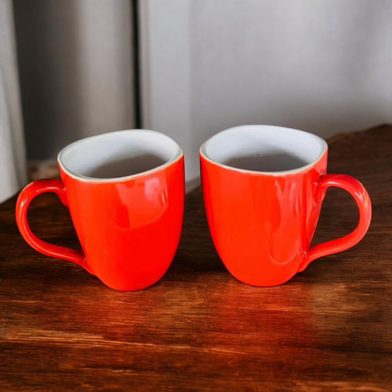 แก้วมัคเซรามิค สีแดง ขนาด 15 oz