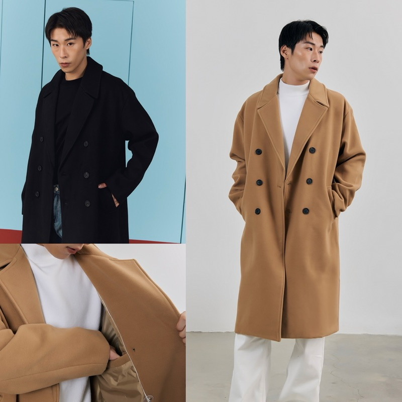 [umore.edition] ✨พร้อมส่ง Jerny wool coat ทรงคอวี ผ้าหนา น้ำหนักเบา