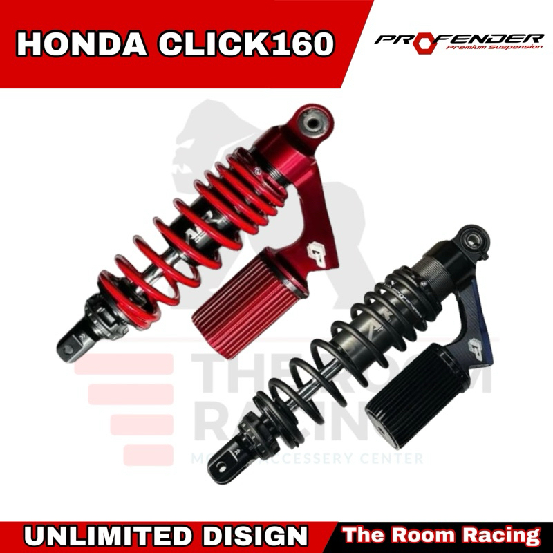 โช้คหลัง Profender Click 160 รุ่น X plus และ Air Series ขนาด 340 mm.ลบ