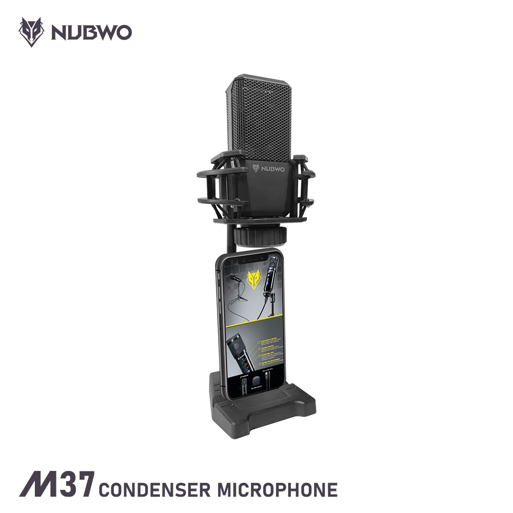 Nubwo M37 Microphone Condenser ไมค์คอม ไมโครโฟนคอนเดนเซอร์