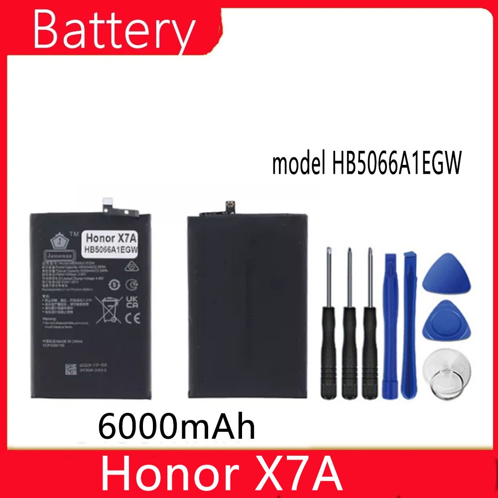 แบตเตอรี่ Battery HW Honor X7A  Model HB5066A1EGW（6000mAh）