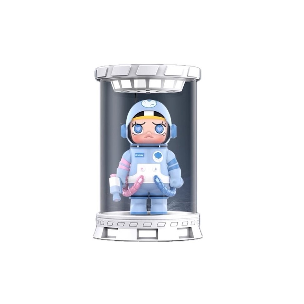Model Space Capsule ตู้โชว์โมเดลแบบแคปซูล มีไฟ RGB พร้อมรีโมทย์คุมไฟ ใส่ Royal Molly และ Molly ขนาด 400%