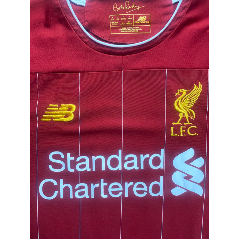 Liverpool FC 2019/2020 UCL CHAMPIONS LEAGUE 2019/20 เสื้อแท้ 💯 มือ 2 ชื่อ เบอร์ Van Dijk 4(หมด)