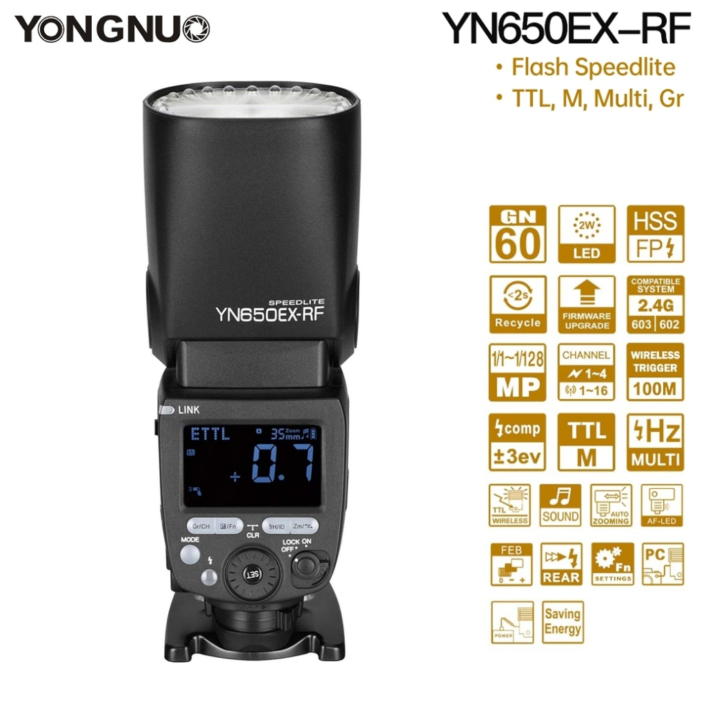 YONGNUO FLASH YN650EX-RF FOR CANON ประกัน 1ปี