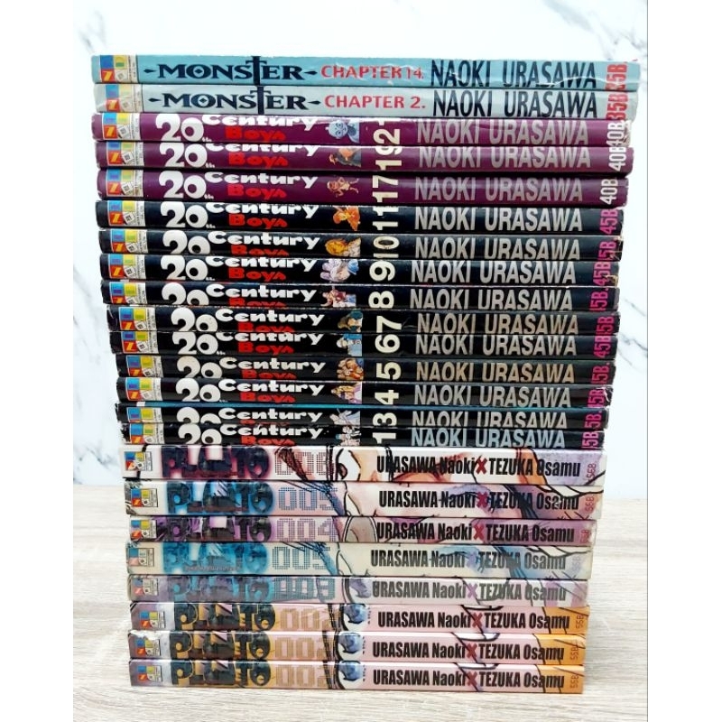 หนังสือการ์ตูนญี่ปุ่น มังงะ พลูโต PLUTOตามล่านักฆ่าแอนดรอย์, 20 th Century Boys แก๊งนี้มีป่วน,คนปีศา