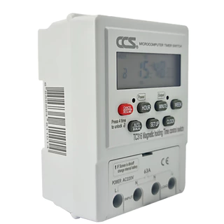นาฬิกาตั้งเวลา เปิด-ปิด อัตโนมัต แบบ 24 ชม. Timer Switch รุ่น TC316 220V 63A ( รับประกัน5ปี )