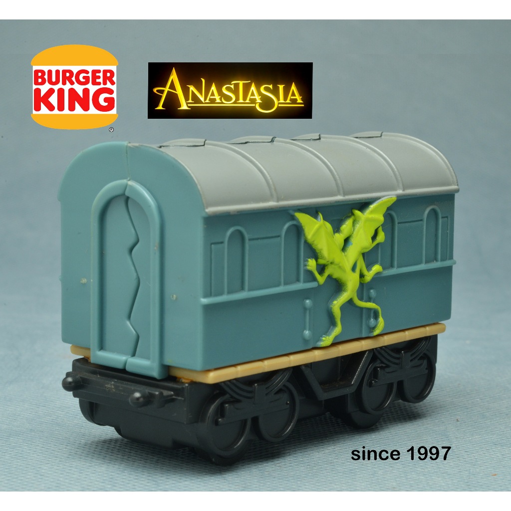 No.141 ของเล่น Fast Food Toy ของ Burger King 1997 ชุด Anastasia Dimitri Train Car จาก Anastasia (199