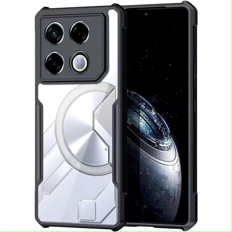 infinix GT 20 Pro 5Gตรงรุ่น(พร้อมส่งในไทย)เคสกันกระแทกขอบสีหลังใสInfinix GT 20 Pro 5G/infinix GT 20 