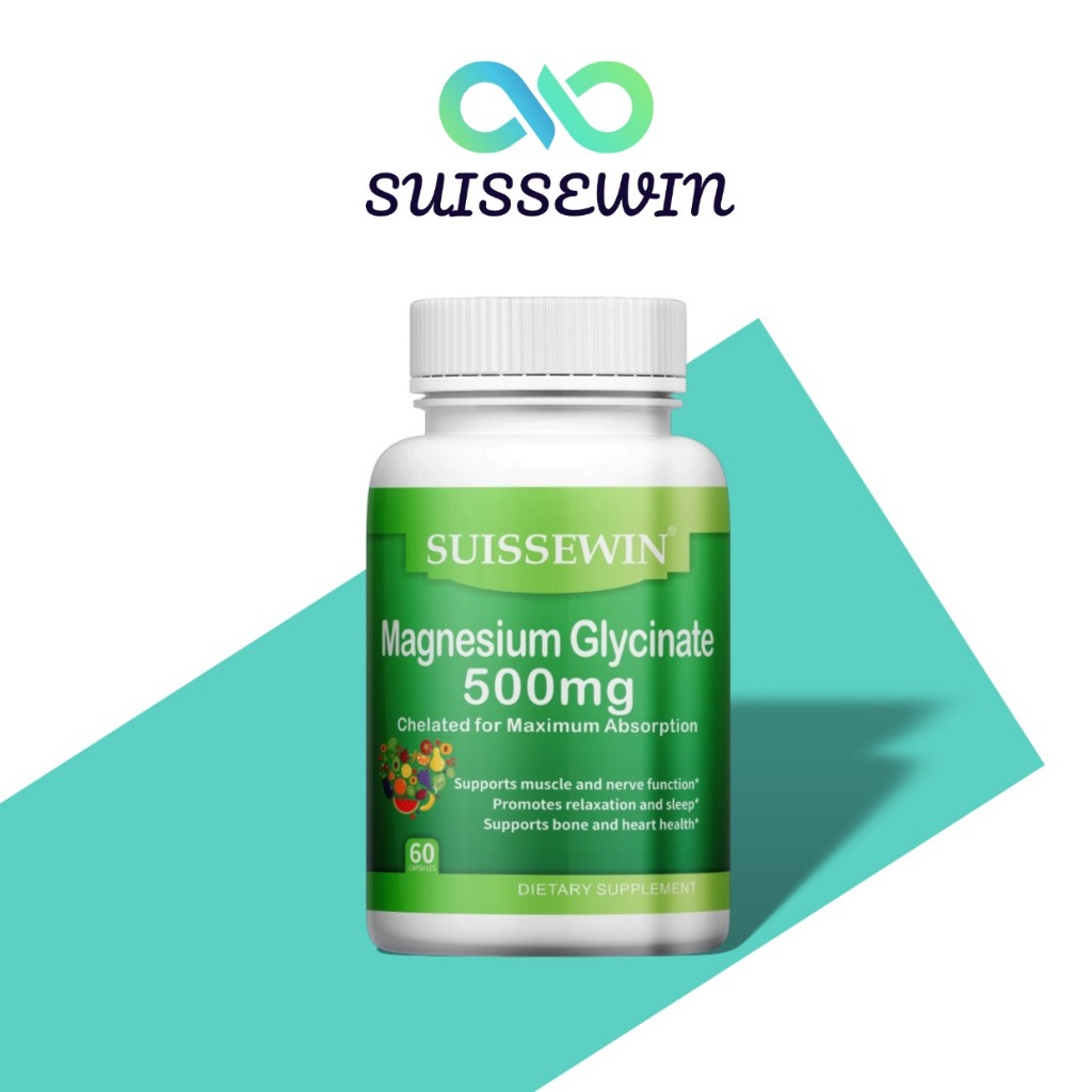 แมกนีเซียมไกลซิเนต 500 มก. [แคปซูล 60 เม็ด]Magnesium Glycinate 500 mg