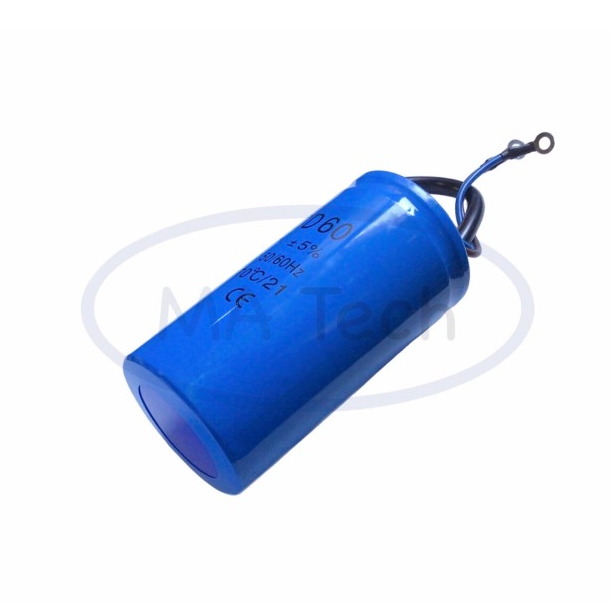 300uf 250v แคปรัน 250v 300uf คาปาซิเตอร์ 250V Motor RUN 300uf250V แคปรันสตาร์ท ขนาด 50.0x100.0mm CD60 จำนวน 1 ชิ้น