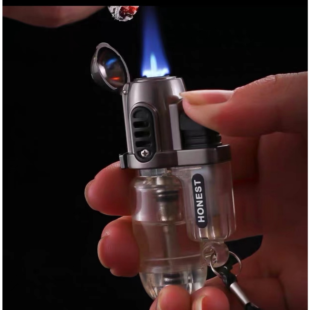 หัวพ่นไฟHONEST[1หัว]  วัสดุโลหะ ทนไฟได้สูง  ให้ความทนทานและเรียบหรู สามารถใช้เตาแก๊ส /จุดเทียนฯ ใช้ง่าย เก็บง่าย ขนาดพ - รูปที่ 2