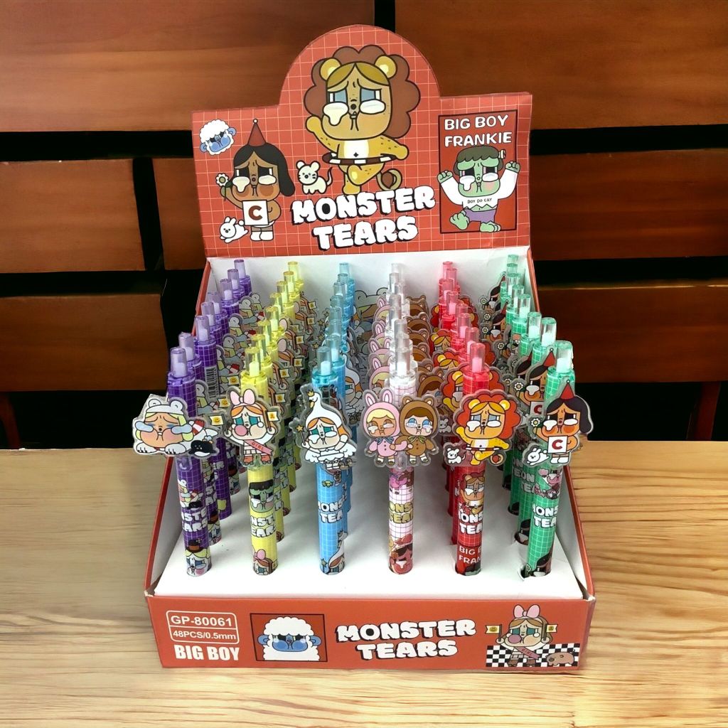 ปากกาเจลลายการ์ตูน หมึกน้ำเงิน ลายเยอะมากจ้า - รูปที่ 4