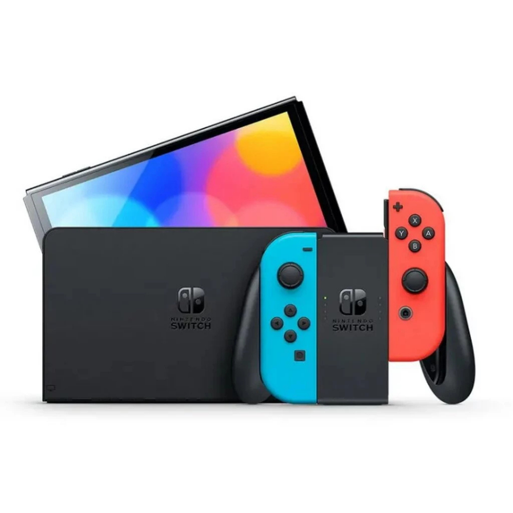 🎮มีส่งด่วน💨  NINTENDO SWITCH OLED MODEL NEON BLUE- RED / WHITE นินเทนโด้ เครื่องเกมคอนโซล  ประกันศูนย์ไทย 1 ปี