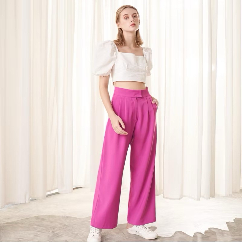 Sismania Unna Pants - สี Hot Pink ไซส์ 2XL