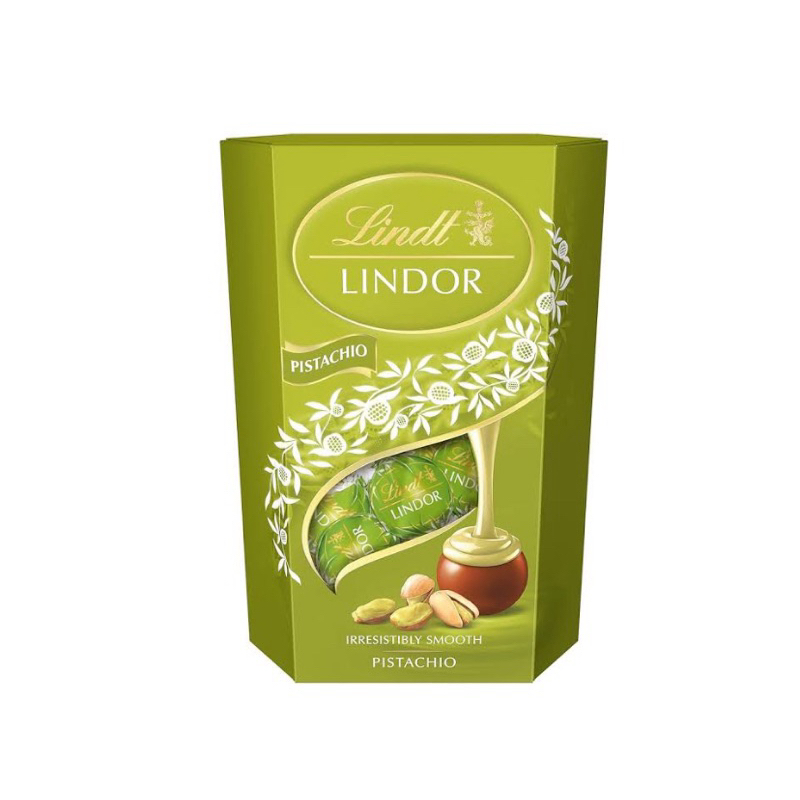 (NEW) Lindt Lindor Cornet Pistachio Chocolate 200 g. ลินด์ลินดอร์ คอเนตพิสตาชิโอช็อกโกแลต 200 กรัม