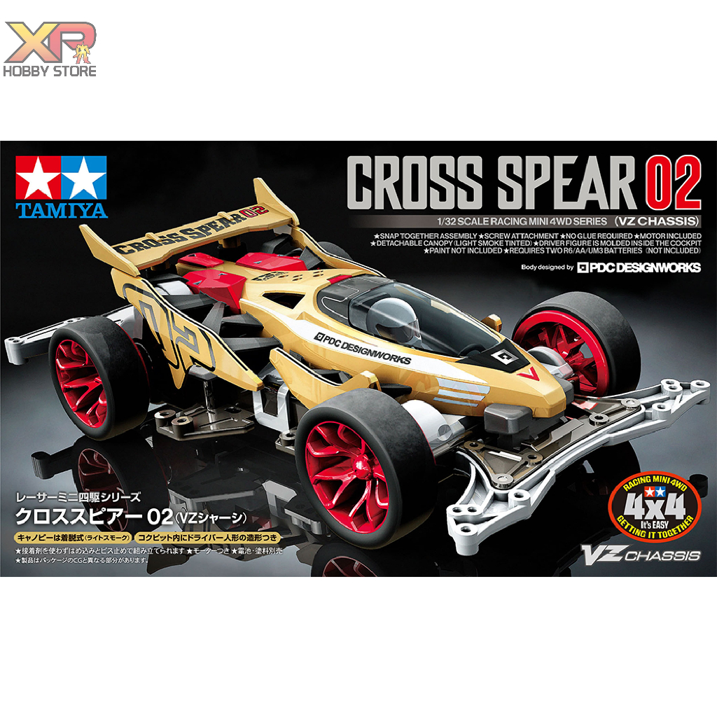 [Tamiya] Cross Spear 02 (VZ Chassis) (TA 18104)