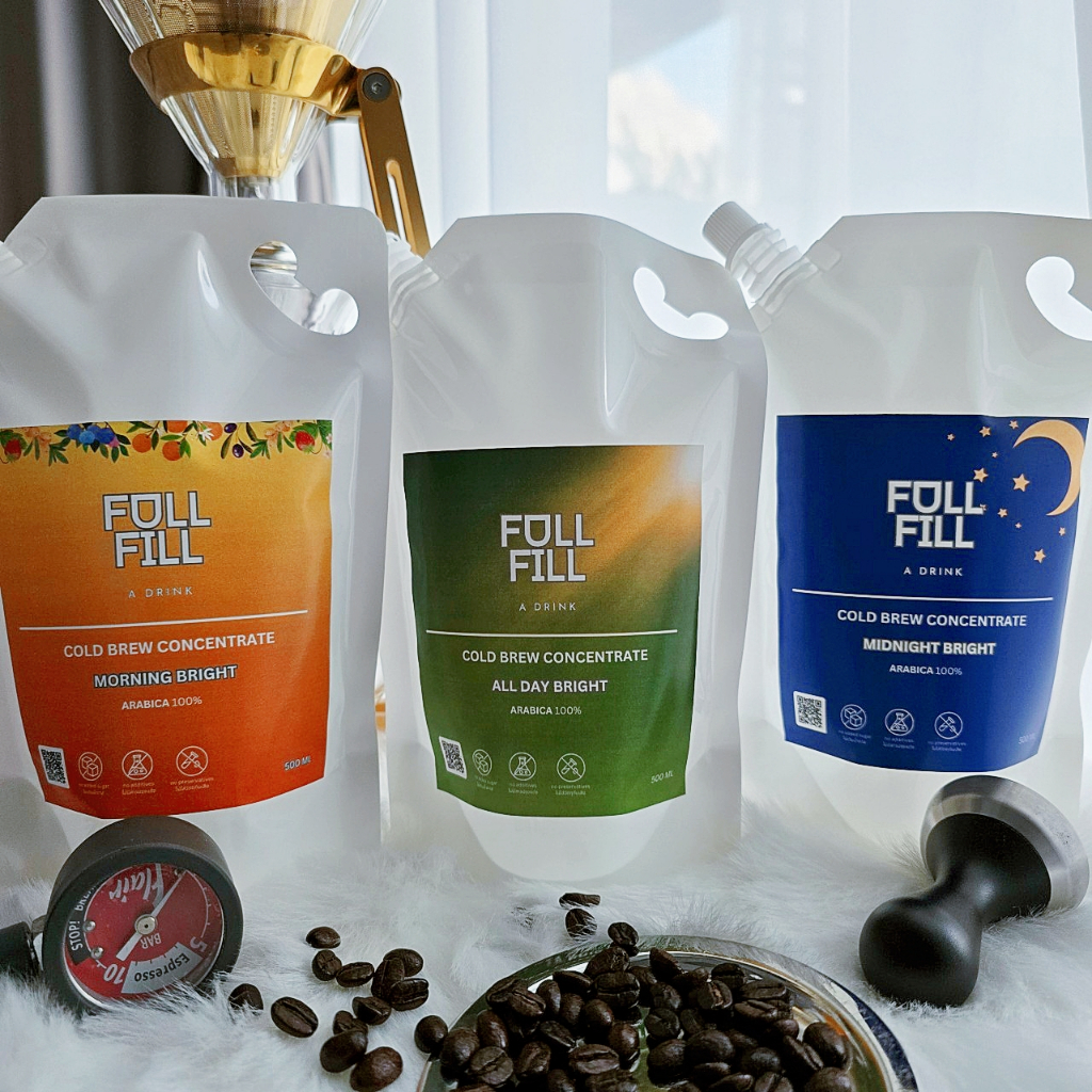 กาแฟ สกัดเย็น แบบเข้มข้นพิเศษ Cold Brew Concentrate แบบ ไบร์ท ไบร์ท