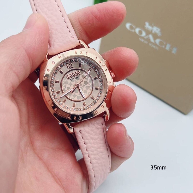 นาฬิกาแฟชั่นสายหนัง coach